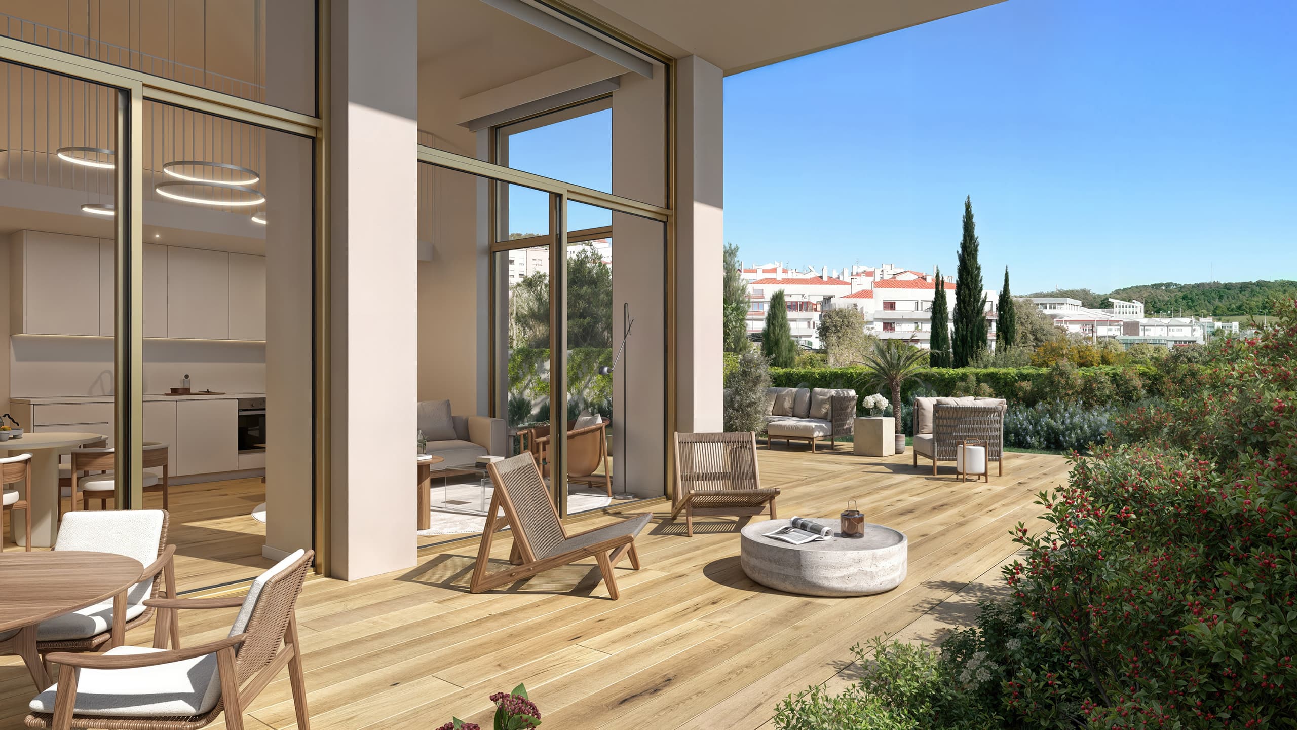 Studio Duplex com jardim privativo